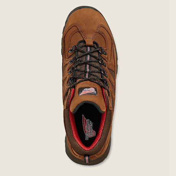 Red Wing Mens Truhiker - 3-inch Waterproof Safety Toe - Hiking Boots Brown - 0619YKMCX